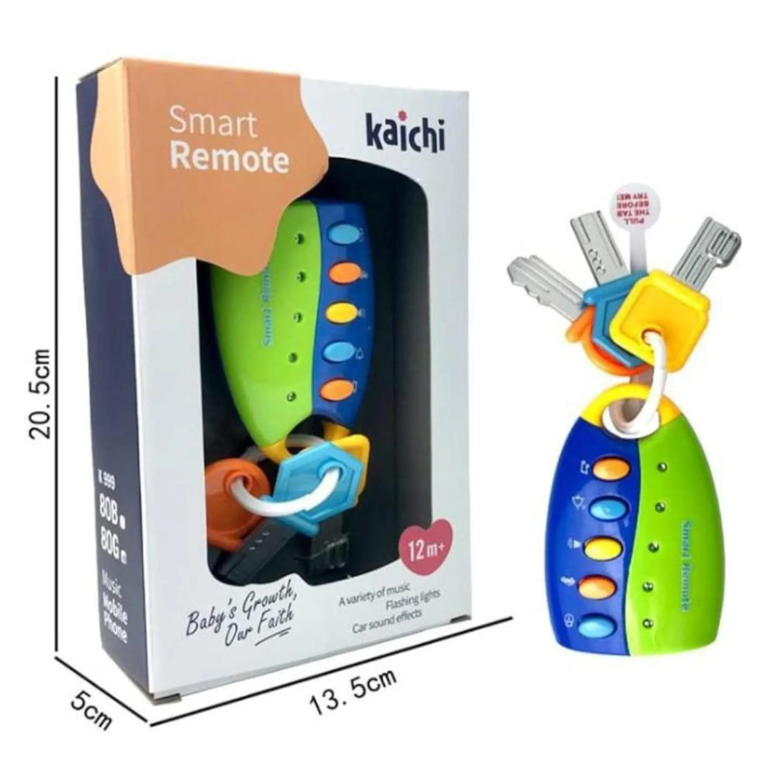 Cartoon Music Smart Remote Toy - Suitable for 12 months and above