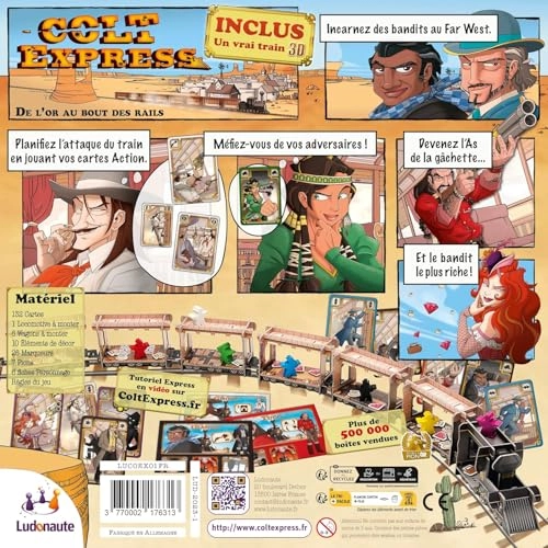 Colt Express: Base Game French Version + Bottle Opener
