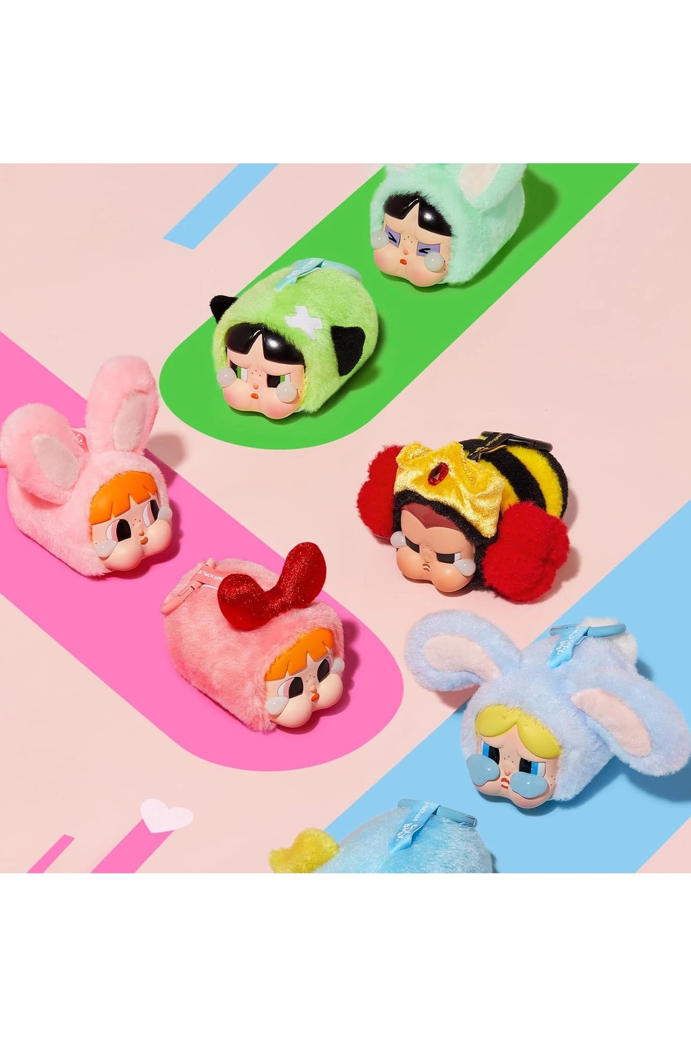 CRYBABY x Powerpuff Girls Vinyl Face Plush - Approx. 15–17cm