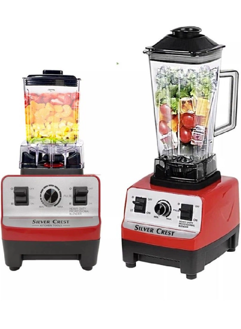 SILVERCREST Commercial Grade Electric Mixer Blender - Heavy Duty 15 Timer Speed