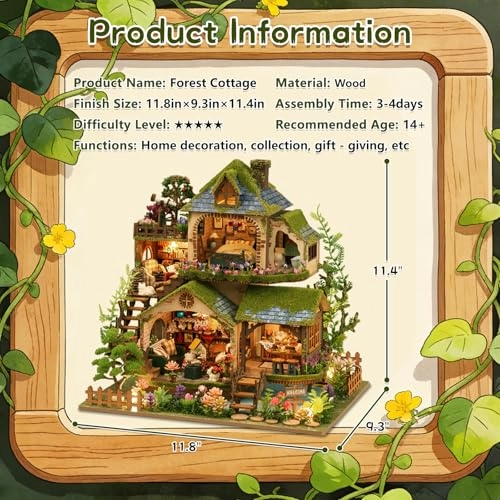 Miniature House Kit - Forest Cottage