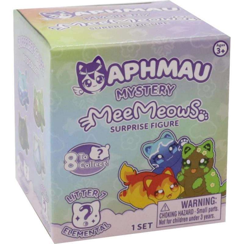 APHMAU Mystery MeeMeow Figures Elemental - 3 + 1 Pc Assorted