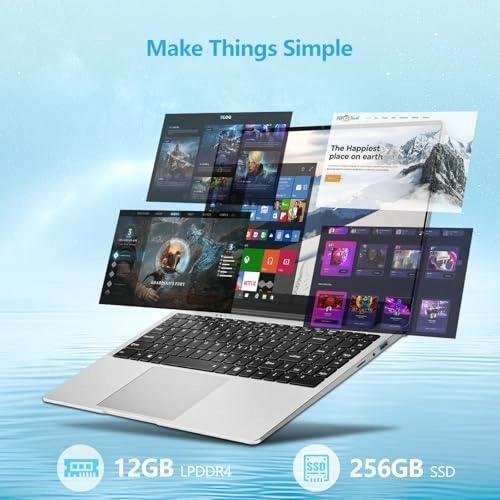 ECOBOOK - 15.6'' Celeron N4000 12GB DDR4 256GB SSD