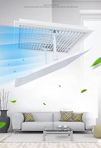 Air Conditioning Windshield Angel - Square 45cm White Cassette