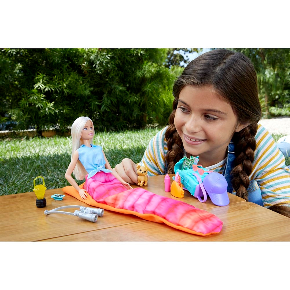 Camping Dolls - Malibu Brooklyn 10+ Accessories Ages 3+