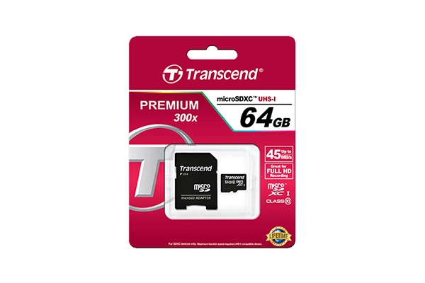 TS64GUSDU1 MicroSDXC Class 10 64GB