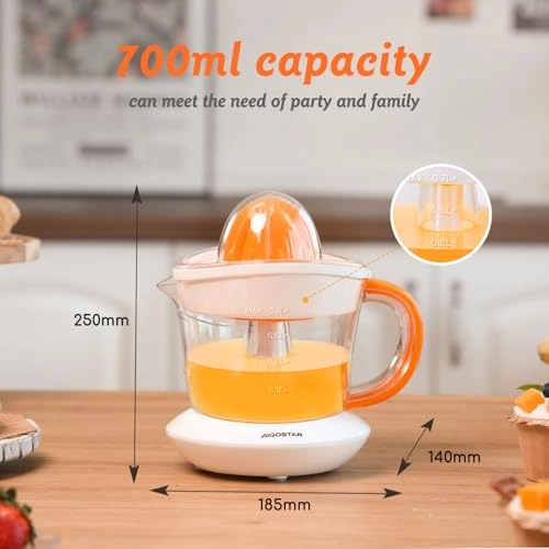 Electric Citrus Juicer - 40W 0.7L