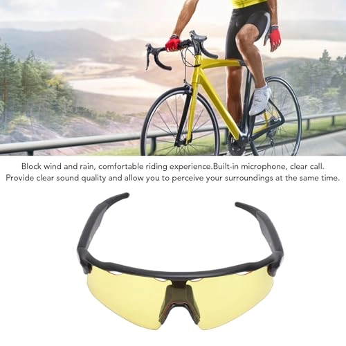 Smart Cycling Glasses - Bluetooth Built-in Mic Speaker Windproof