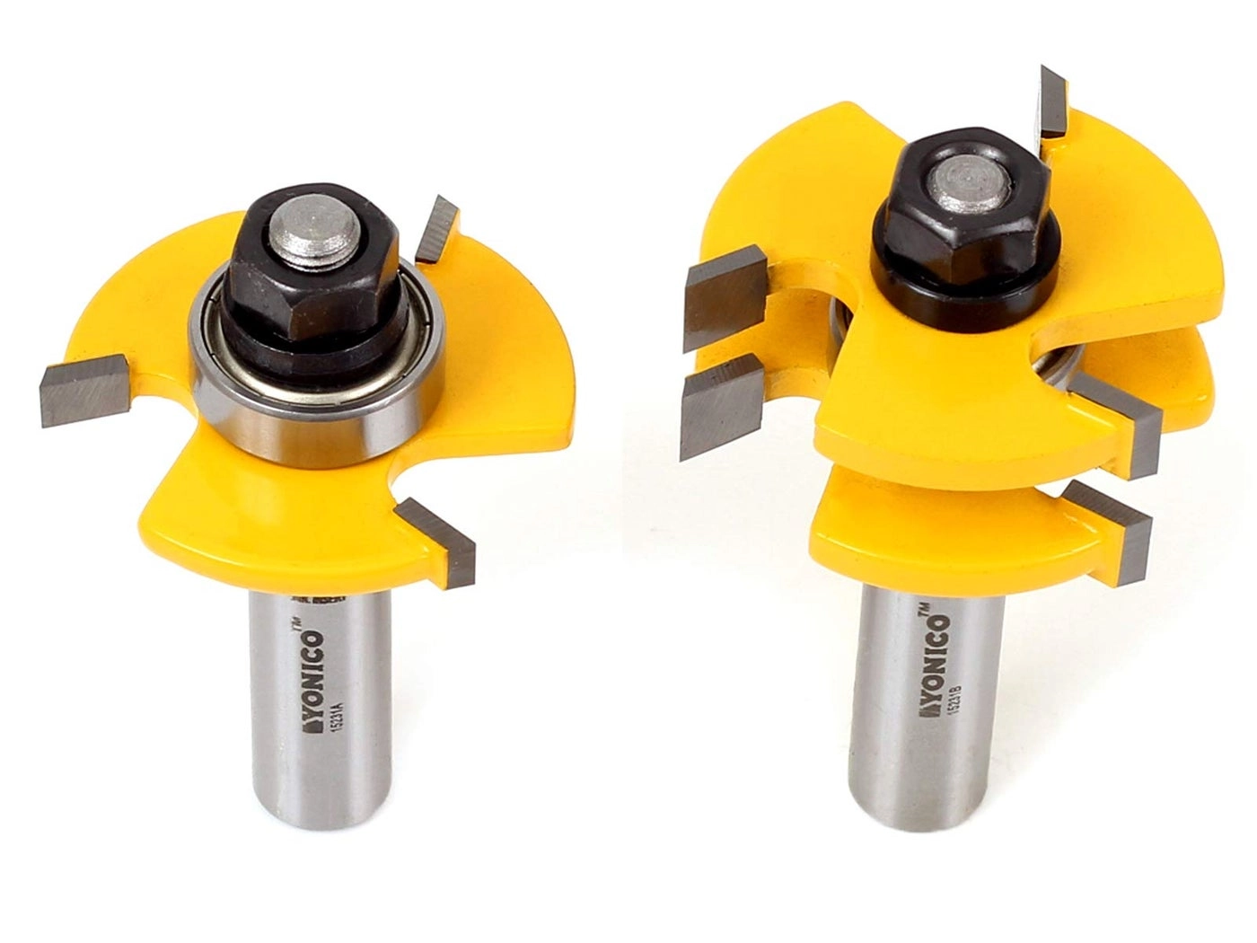 Tongue and Groove Router Bits Set - 3/4-Inch 1/4-Inch 2 Bit