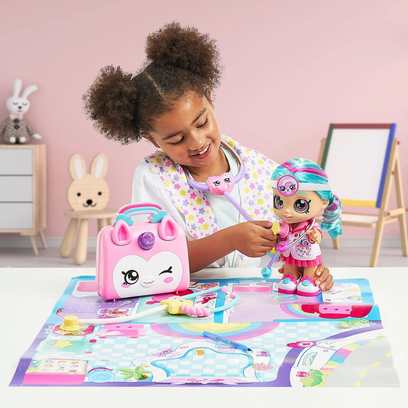 Dr Cindy Pops Doll - Stethoscope Shopkins Inspired Lollipop Changeable Clothes Ages 3+