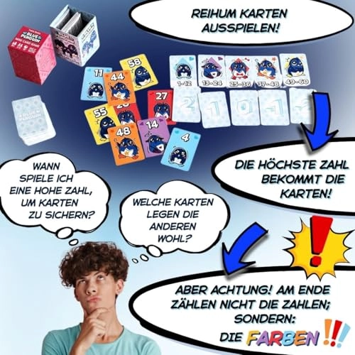 Naivina Blue Penguin - Family Card Game (German)