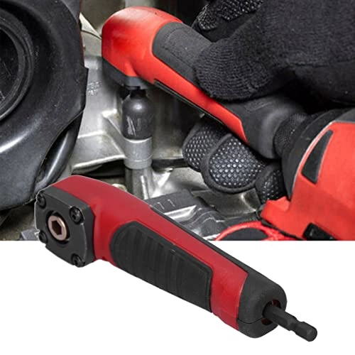 Right Angle Adapter - 90 Degree Hex Handle Red