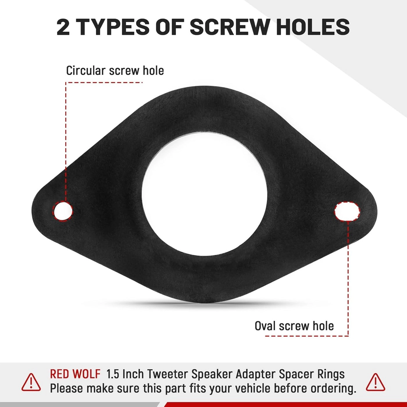 Tweeter Speaker Adapter - 1.5-inch