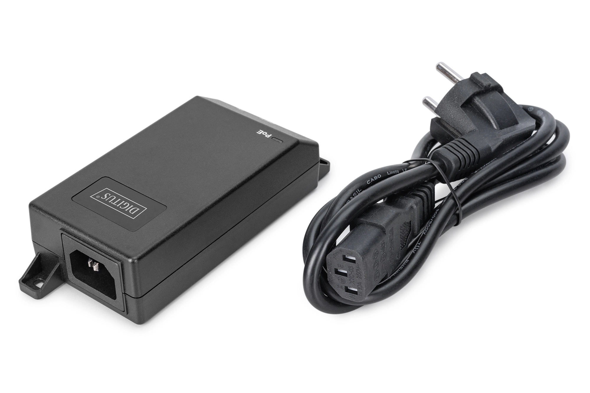 PoE+ power management injector - 48V 30W 10/100/1000 Mbit