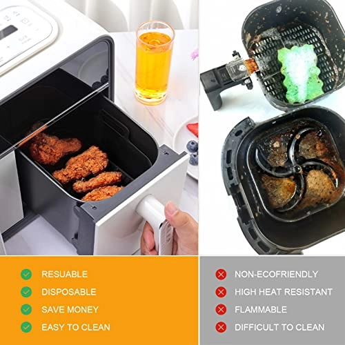 Silicone Air Fryer Liners - Silicone 2Pcs