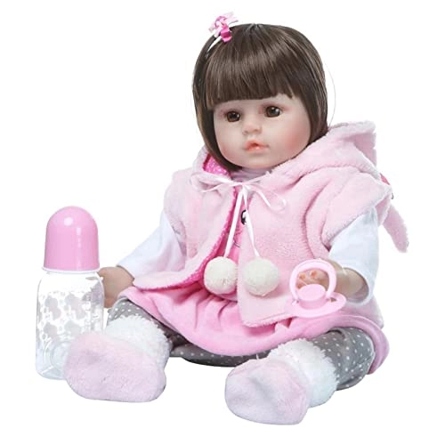 Reborn Baby Doll - 55cm/22in Soft Silicone Dressed