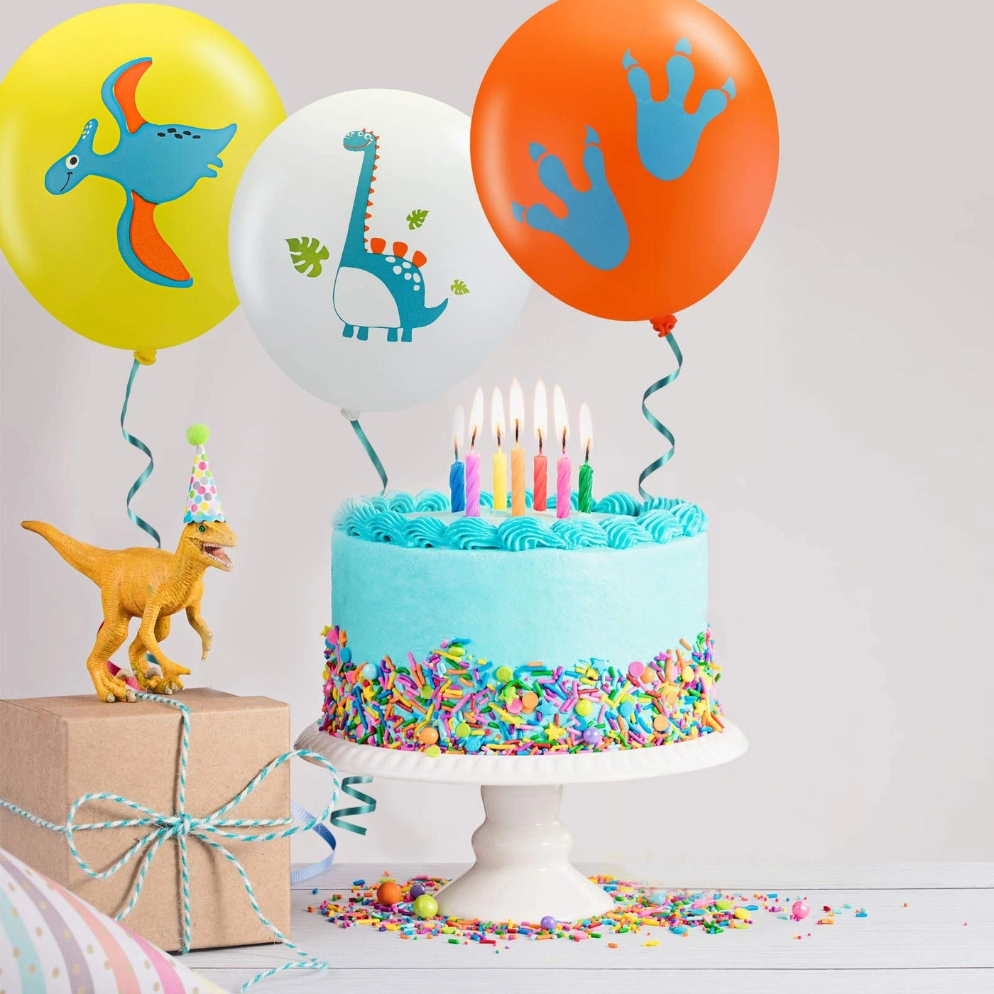 Dinosaur Latex Balloons - 40 Pieces Birthday Party