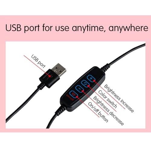 LED Portable Selfie Light - 10 inches