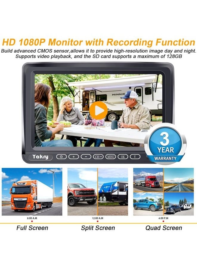 RV Backup Camera - Night Vision Wireless 1080P