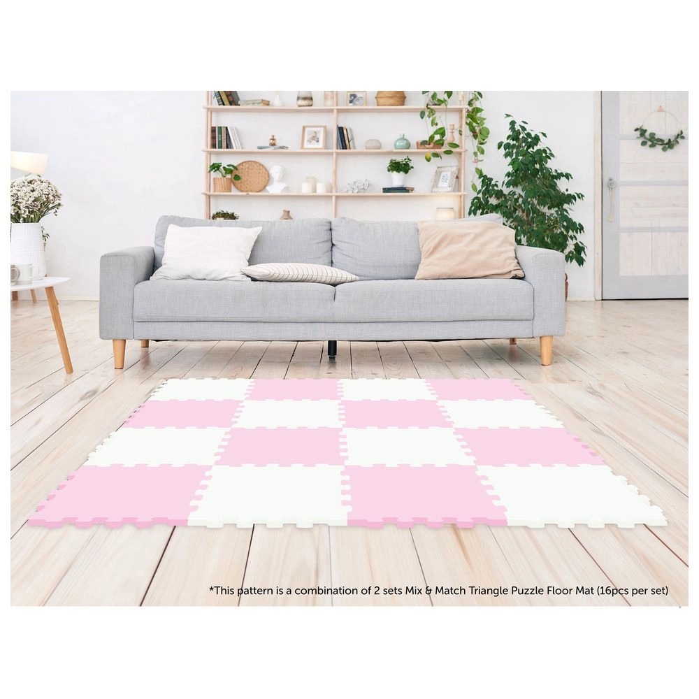 Triangle Puzzle Floor Mat - 10m+ 32 pieces