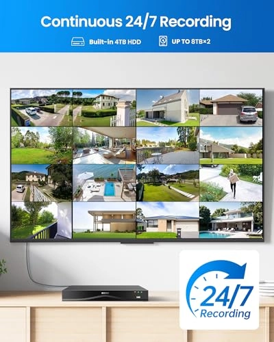 24CH NVR - 4TB HDD + 4K Outdoor IP Camera