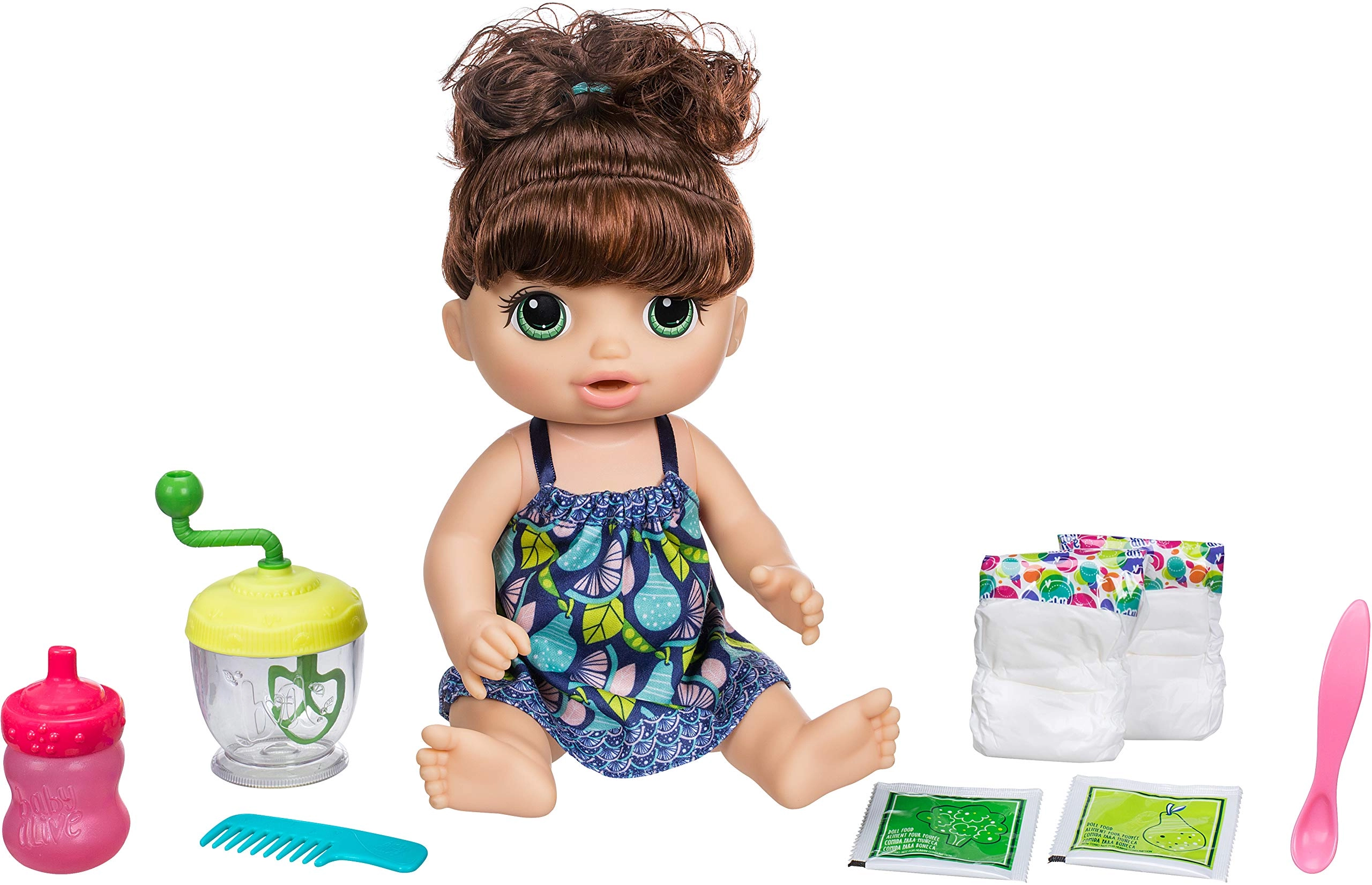 Baby Alive Magical Mixer Baby - Brown Hair Tropical Treat Ages 3+