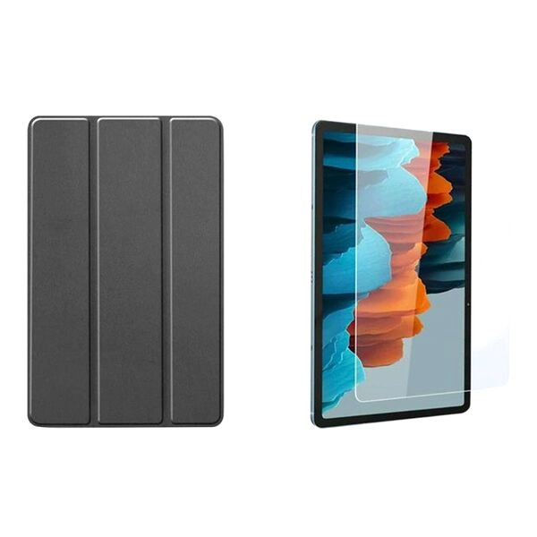 Trands Clear Screen Protector for iPad 10.2-Inch + Case for iPad 10.2-Inch