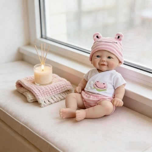 Reborn Baby Doll - 12 inch Full Silicone Girl Ages 3+