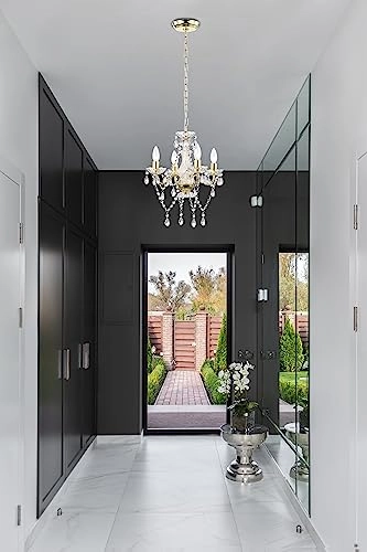 Mini Crystal Chandelier - 17 inches