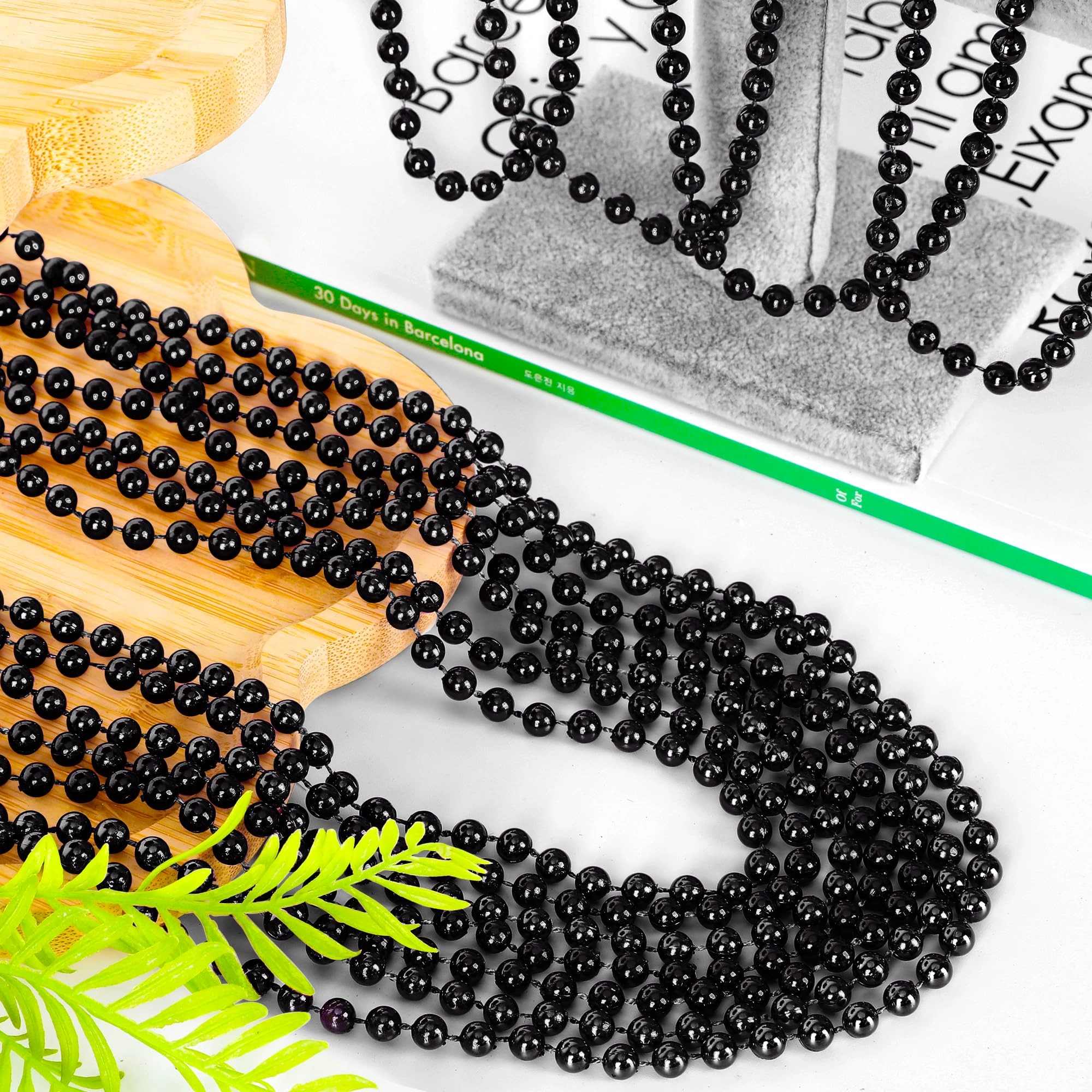 Bead Necklace - 120PCS 33"