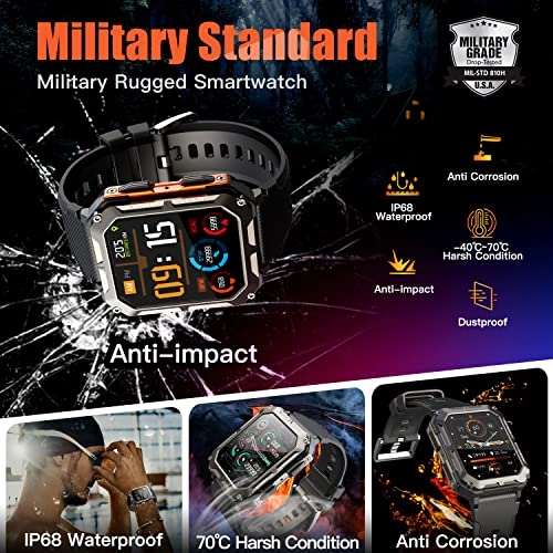 Military Rugged Smartwatch