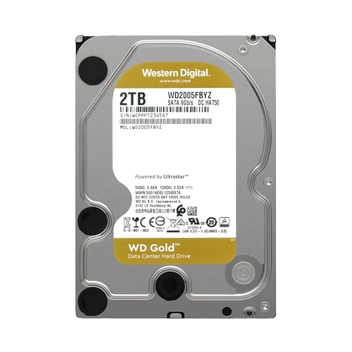 WD Gold 3.5" 7200rpm 128MB SATA 6Gb/s (WD2005FBYZ-SPYCBB3) - 2TB