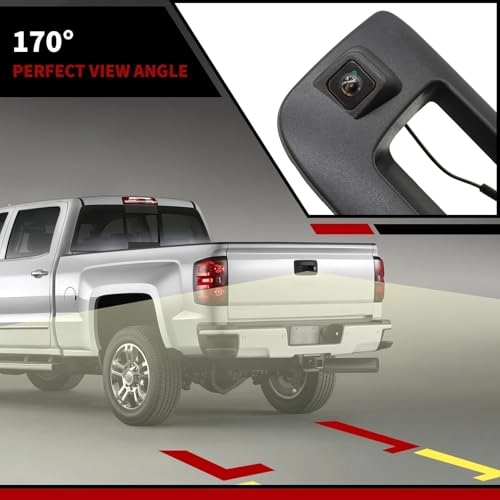 Rear View Tailgate Handle Camera - Night vision Wired