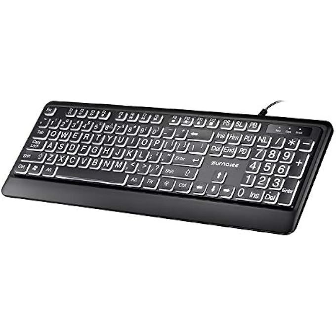 LARGE PRINT BACKLIT KEYBOARD
