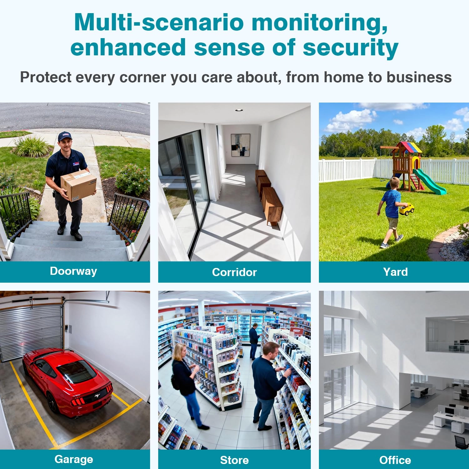 Expandable Wireless Security Camera System - 4pcs 10CH 5MP