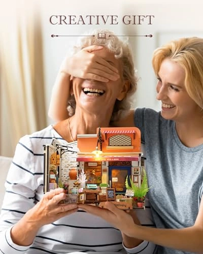 DIY Miniature Dollhouse Kit - Sam's Bookstore 1:24 Scale