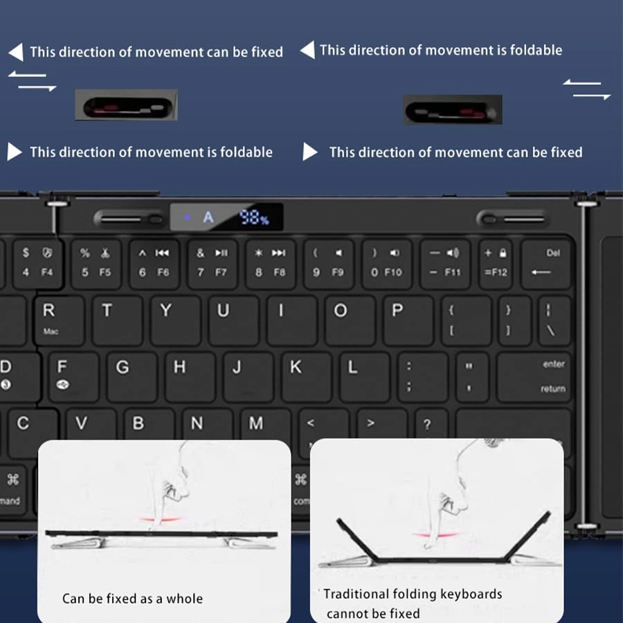 Foldable Keyboard - Bluetooth