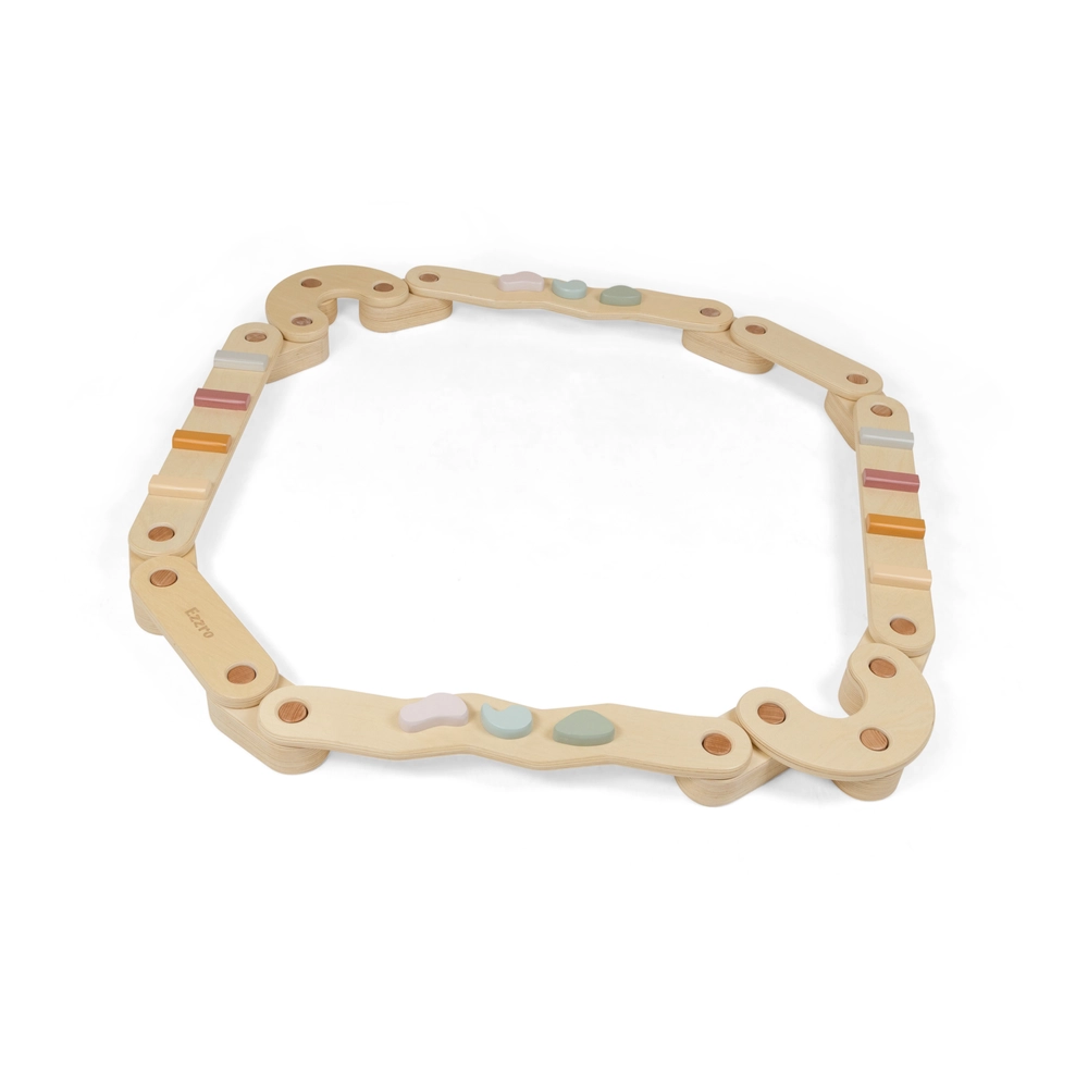 Ezzro Pikler Collection Wooden Balance Beam - Suitable for 1 to 6 years Beech plywood