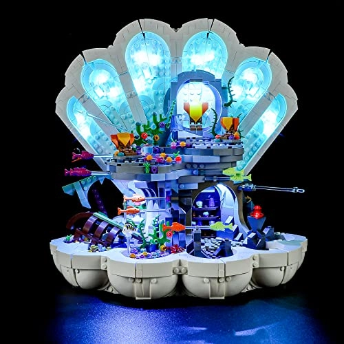 LED Light for LEGO 43225 Disney The Little Mermaid Royal Clamshell - Plastic 1