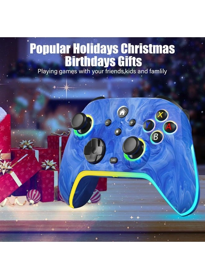 Wireless Switch Pro Controller-S14 - Blue Nintendo Switch