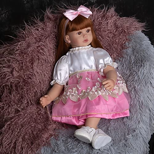 Rebirth Baby Doll - 48cm/58cm Silicone Limbs Cloth Body Panda Clothes Gift Set