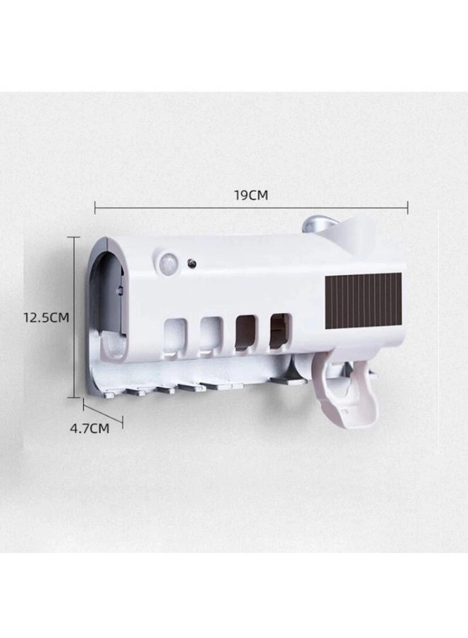 Toothbrush Holder with UV Sanitizer - Wall Mounted