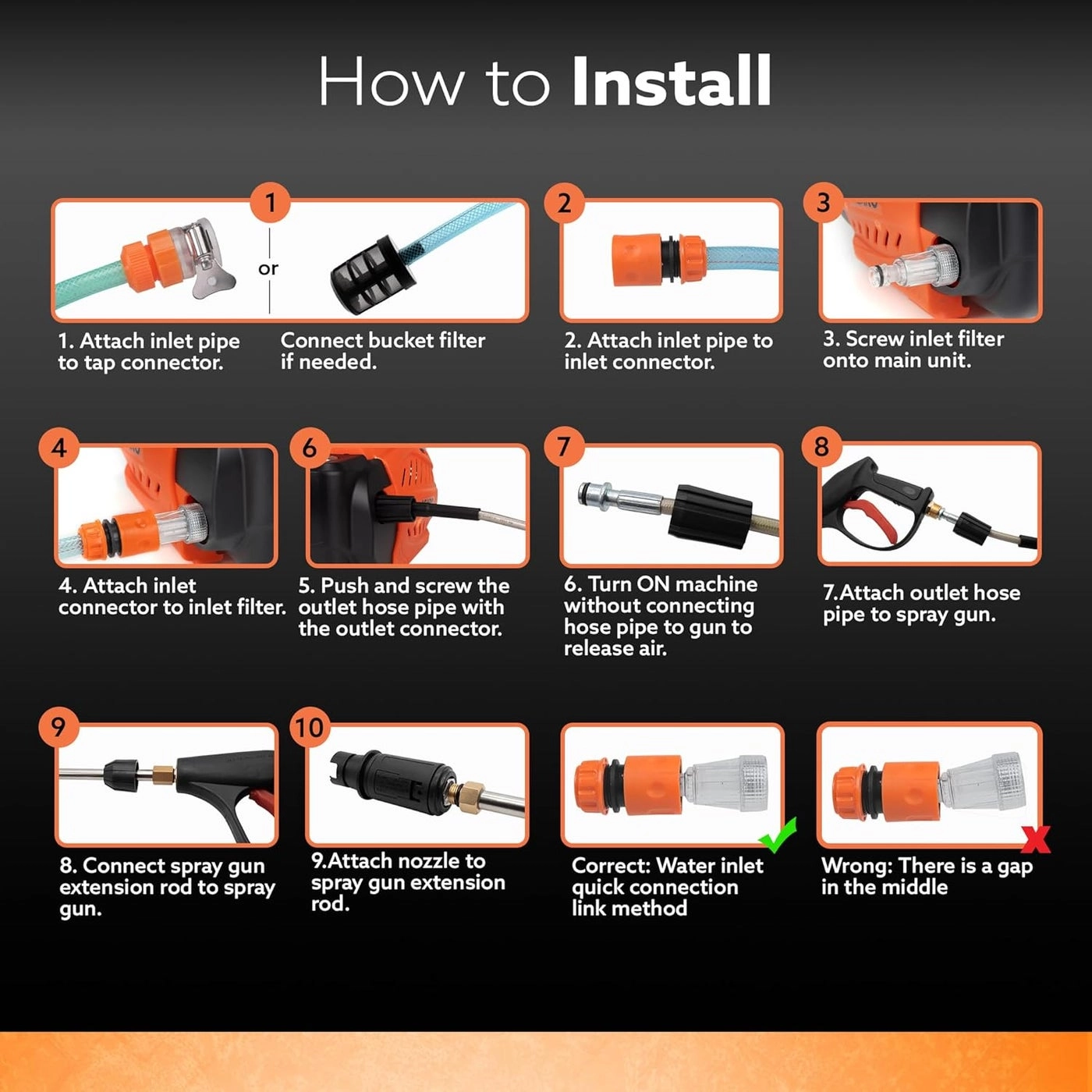 Supreme High Pressure Washer - 1800 Watts 120 Bars 65LMin