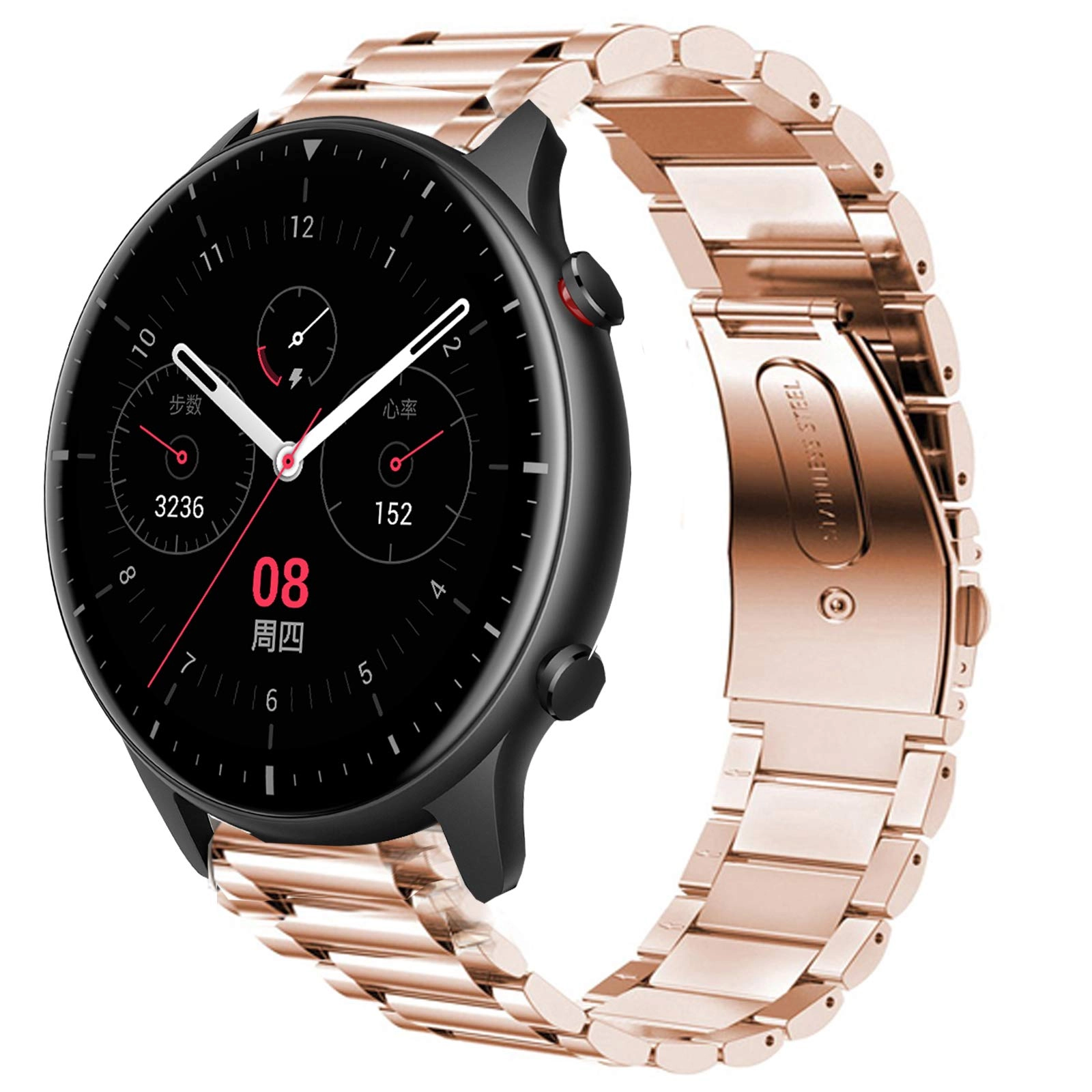 GTR 2 - Stainless Steel Metal Replacement Strap