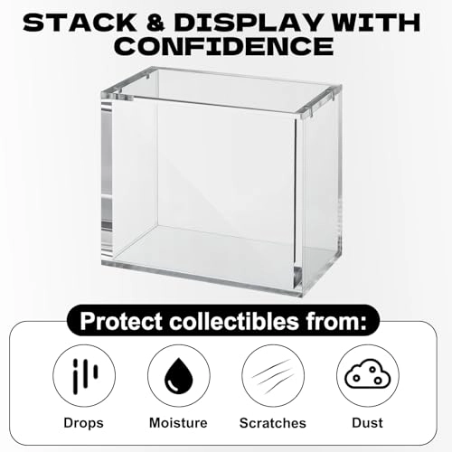 Acrylic Magnetic Case - 3 Pack 5mm+8mm Thick Magnetic Closure