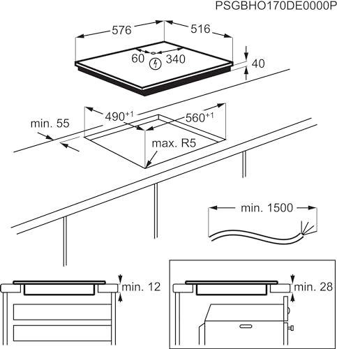 EHF6240XOK Ceramic hob