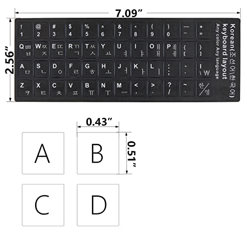 Keyboard Stickers - Korean