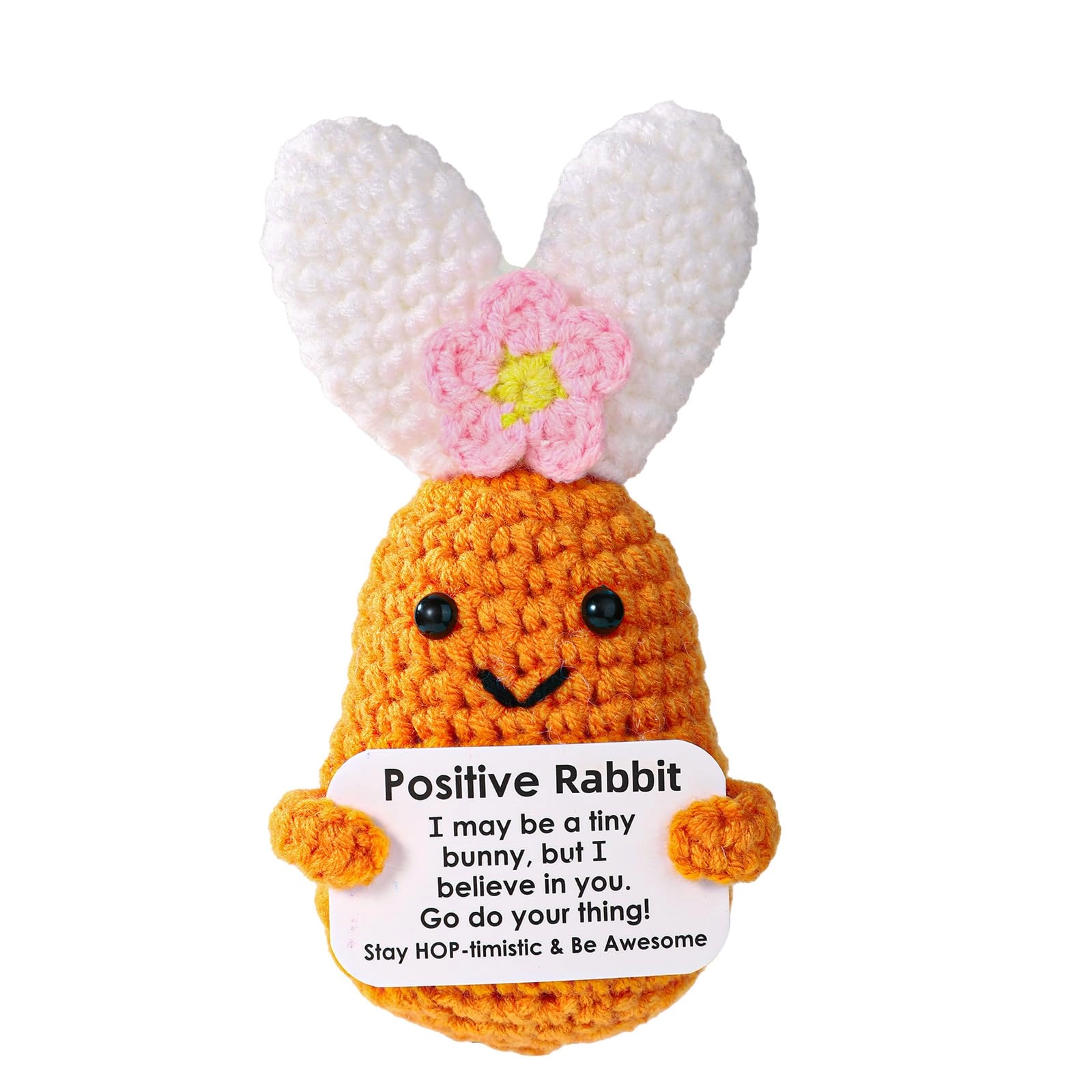 Bunny Positive Crochet - 12 cm