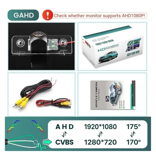 GAF-LS8008 - Top Starlight Night Vision Wire AHD 1080P or 720P