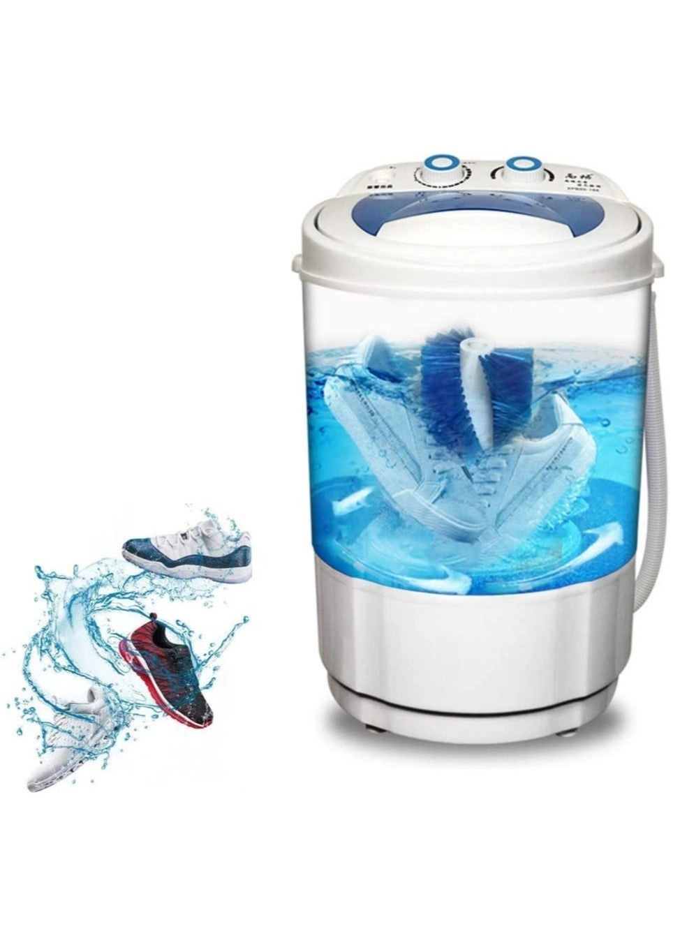 Generic Portable Shoe Washing Machine - Semi-Automatic Portable Mini Two Modes (Shoes & Clothes)